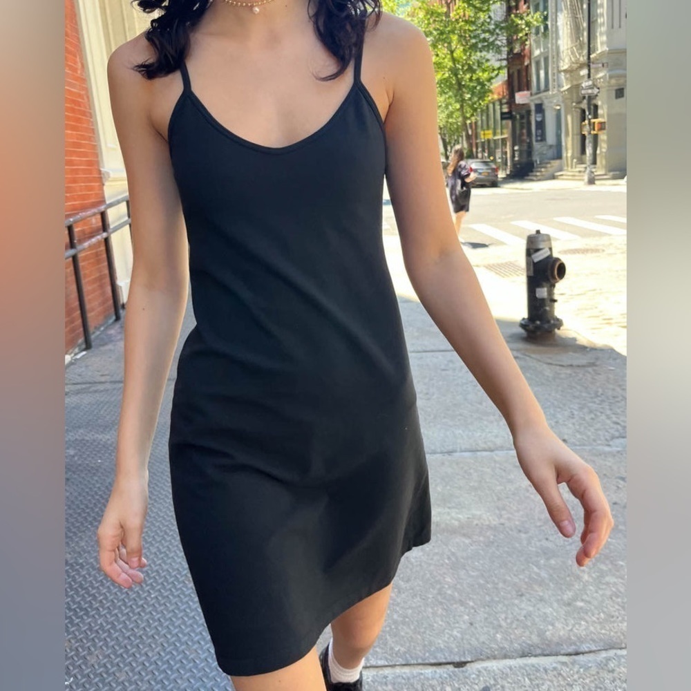 Brandy Melville Black Tie Back Dress Size S